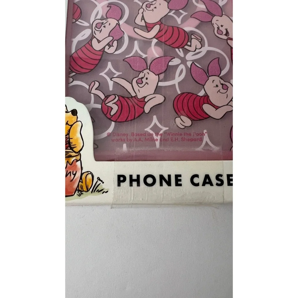 Disney Winnie the Pooh Piglet iPhone 13 14 Pro Max Case‎ Pink Wireless Charging